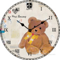Lovely Bear Decoration Wall Clock